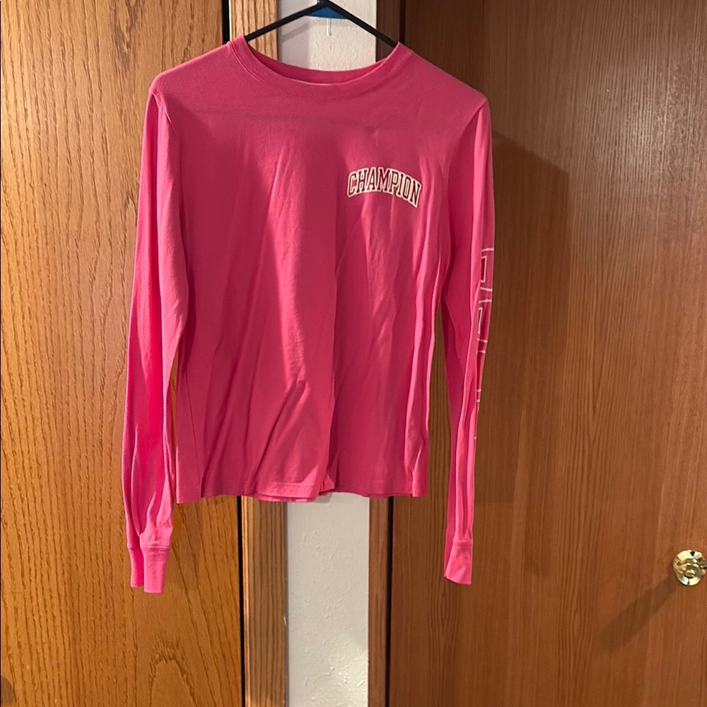 Women’s Champion Pink Long Sleeve Shirt